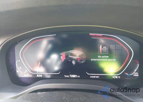 2021 BMW X3 xDrive30I из США, поврежденный, VIN 5UXTY5C04M9G04197